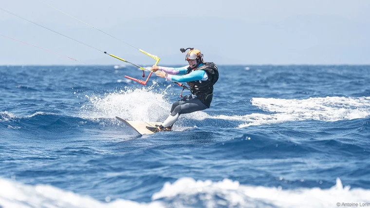 Nadine Poncept en traversée du continent vers la Corse
