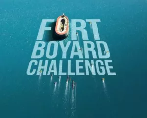 fort boyard vu du ciel avec le nom de la fort boyard challenge